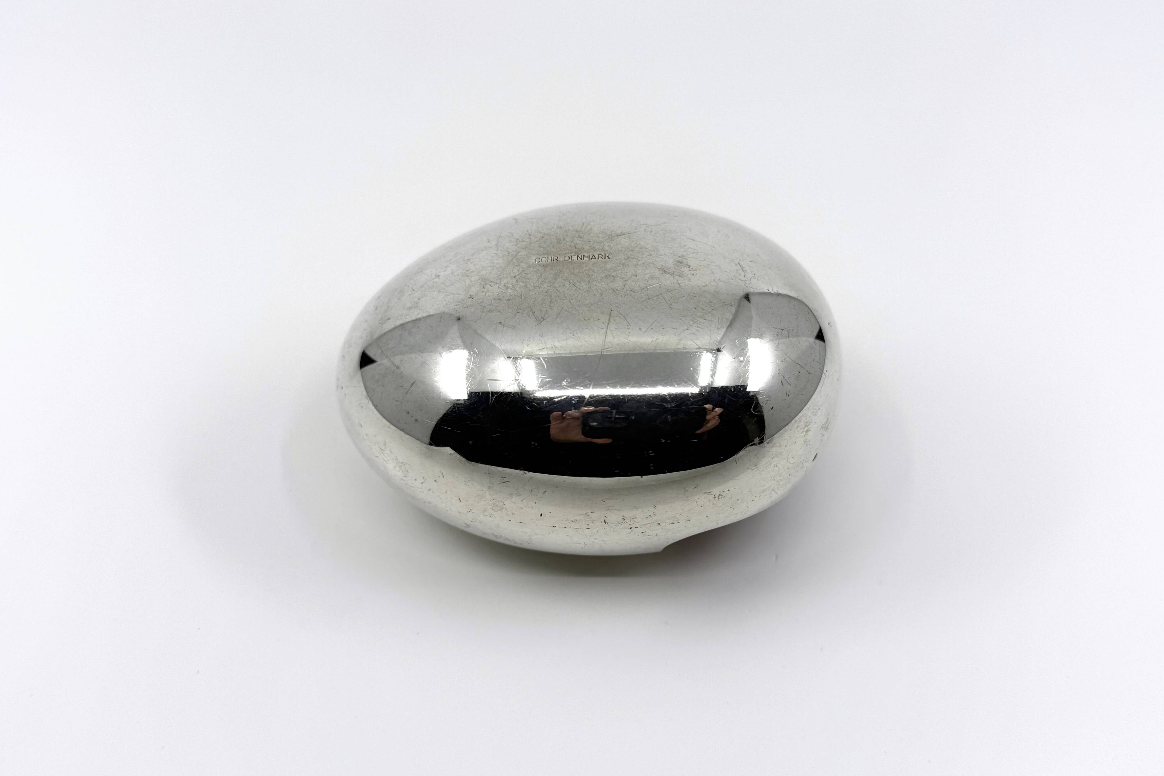 Cendrier moderniste "the smile" • Hans Bundle pour Carl Cohr • Danemark 50s