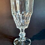 12 large stemmed glasses, vintage