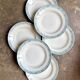 6 deep plates St Amand in blue ironstone