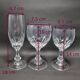 Service de verres en cristal - 18 pièces