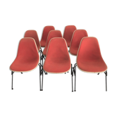 Series of 8 chairs DSS Charles Eames for Herman Miller, 1970