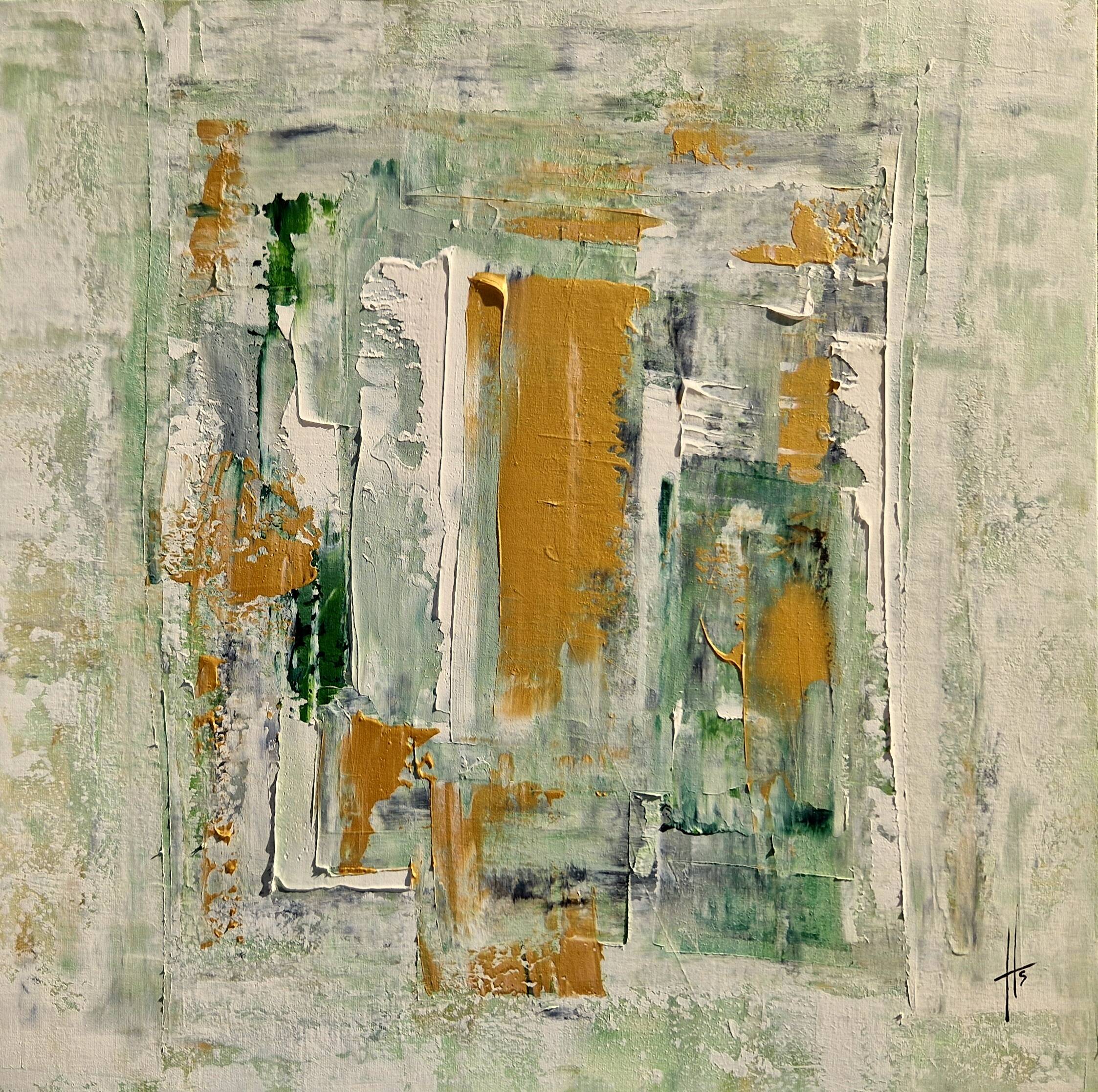 Abstract painting table