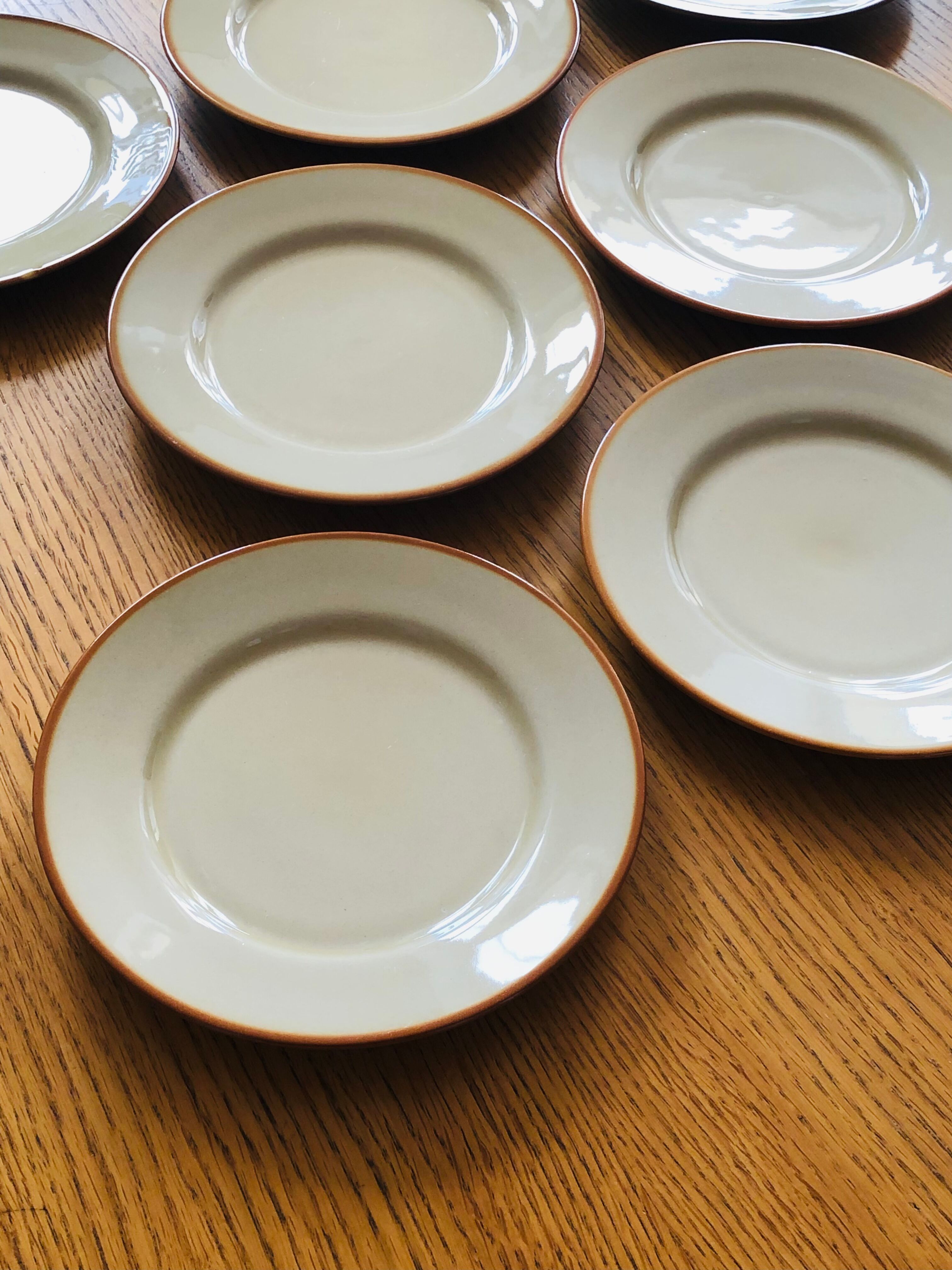 Set of 8 Tulowice dessert plates