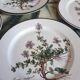 Lot of 5 dessert plates "Thymus" from the Botanica de Boch service