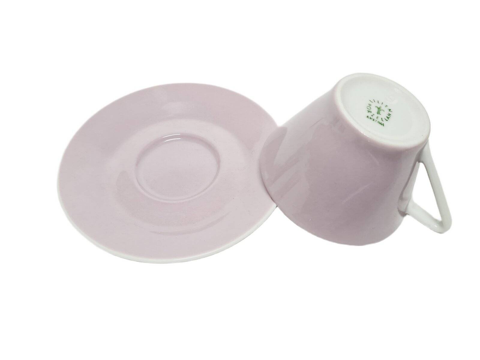 Tasse et soucoupe postmodernes, Pologne, années 1970, ensemble de 2