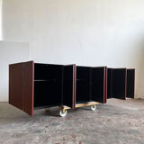 Enfilade par Lella & Massimo Vignelli pour Poltrona Frau, Italie années 1990
