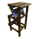 Chaise de pédiatre en chêne, très bon état.