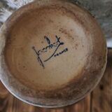 Jacobert enameled stoneware ewer carafe