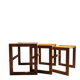 Ensemble de 3 tables gigognes en teck