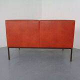 Minimalist 2-Seater Bench, Germany, 1960s