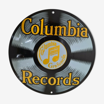 Plaque émaillée columbia records