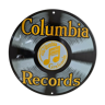 Columbia records enamel plate