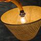 Lampadaire vintage en rotin