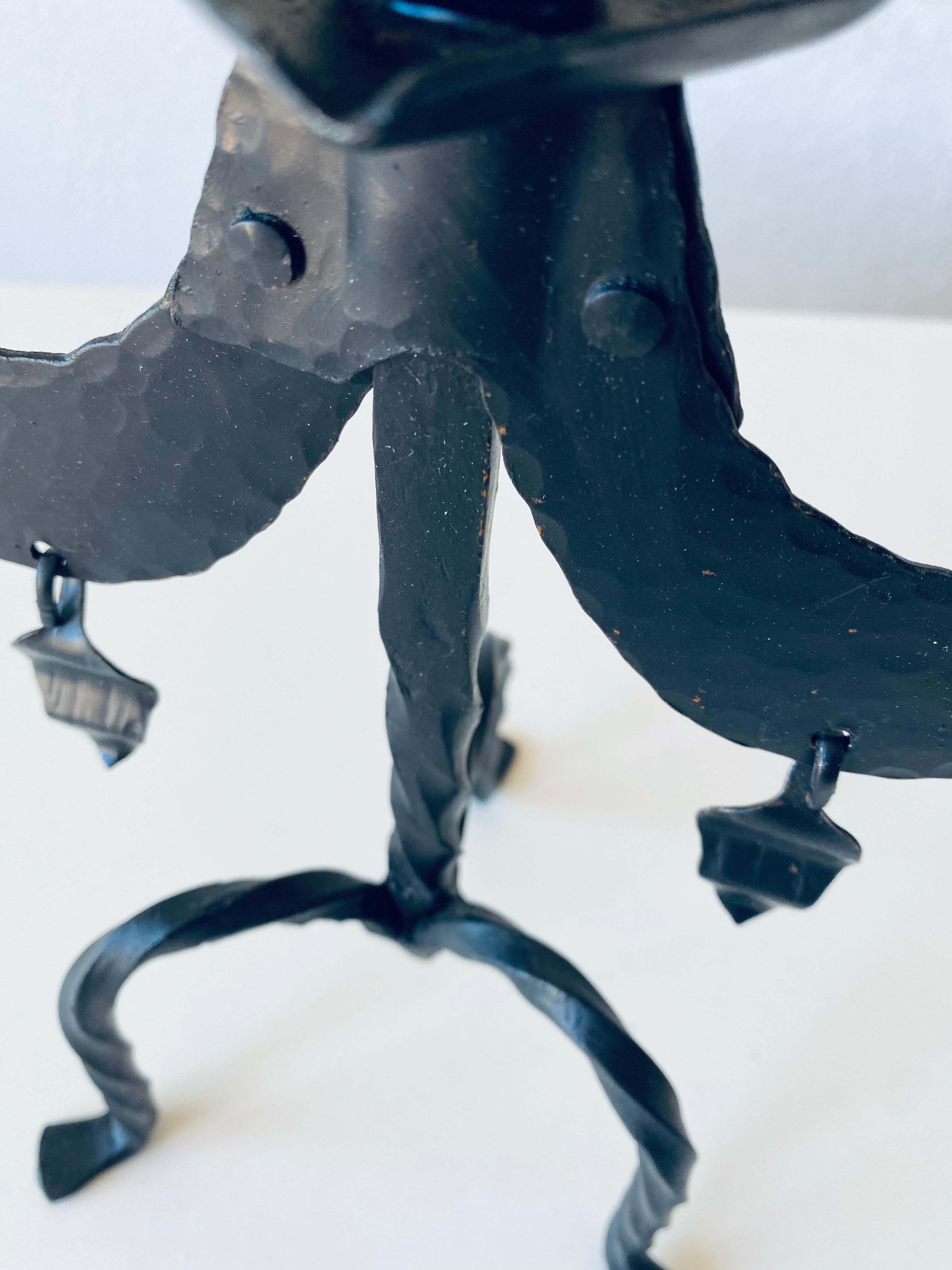 Swedish iron candle holder
