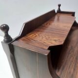 Postmodern Walnut Nightstand, Italy, 1970s