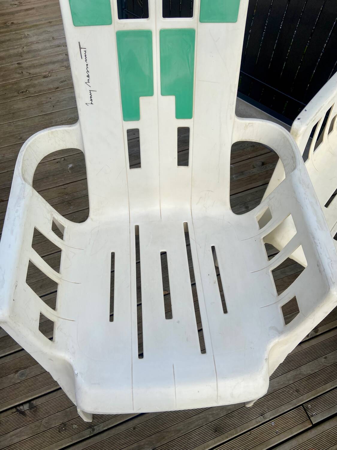 Boston garden chairs by Pierre Paulin