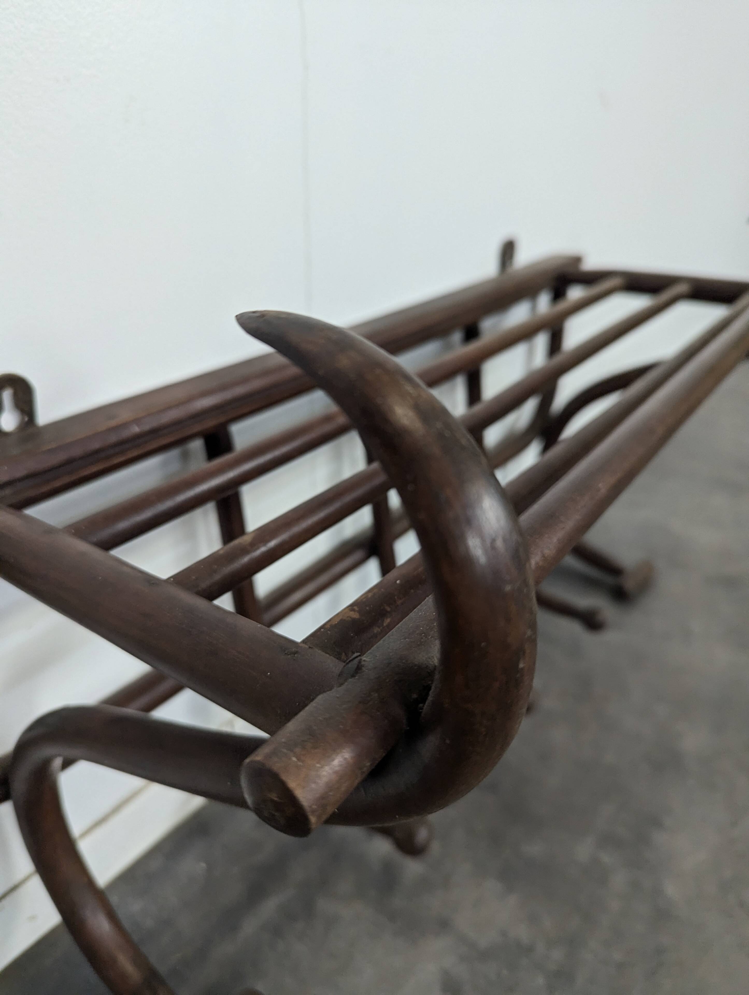 Coat hooks from the Thonet house.