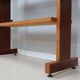 Mid century teak shelves bookcase 1960s