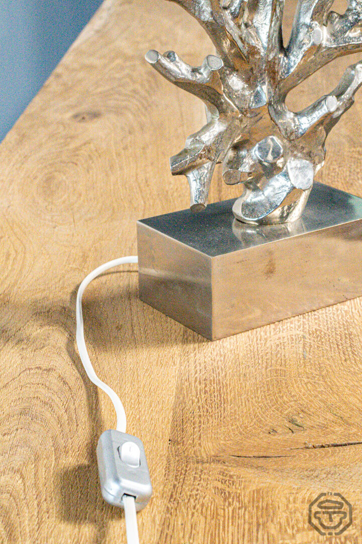 Coral Lamp by Maison Charles, bronze