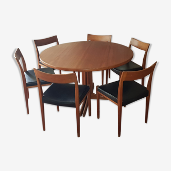 Scandinavian vintage dining room set