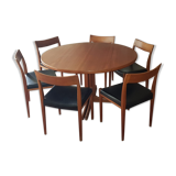 Scandinavian vintage dining room set