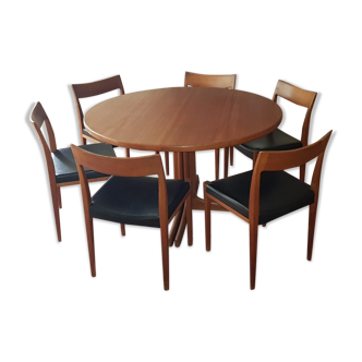 Scandinavian vintage dining room set