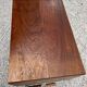 Vintage wood and metal console