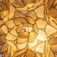 Capiz Shell Lotus Ball Table Light Germany, 1960s