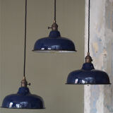 Day blind emailed midnight blue industrial lamp