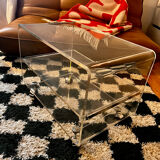 Plexiglass coffee table