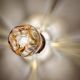 Murano Mazzega wall-mounted globe