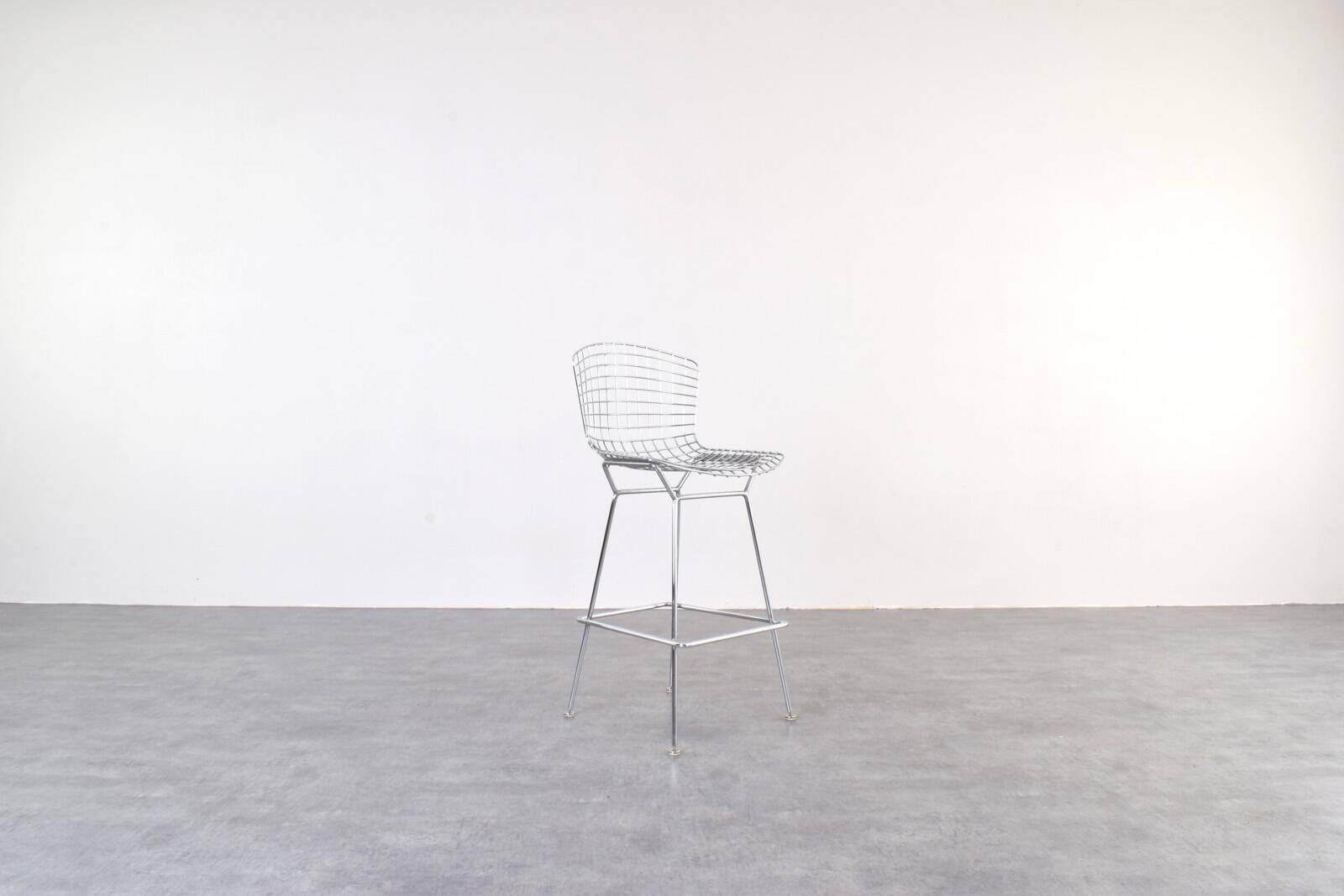 Tabourets de bar vintage conçus par Harry Bertoia pour Knoll International, années 1970, ensemble de