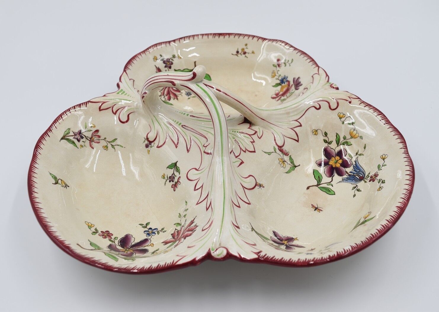 Beggar dish in earthenware from Sarreguemines U&C décor Strasbourg