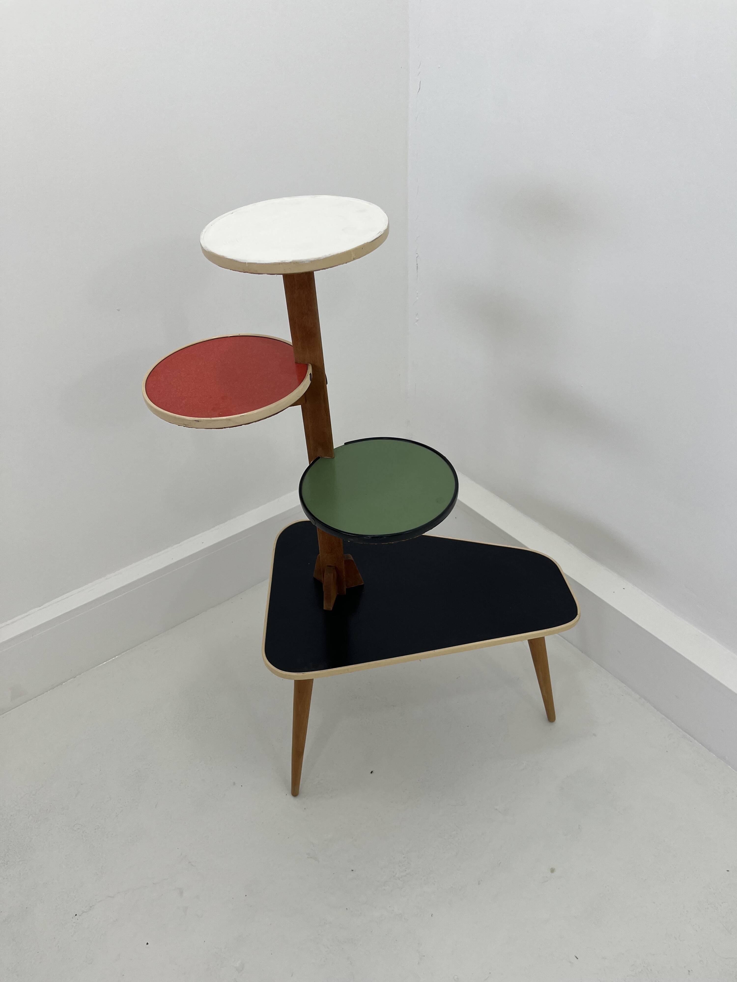 Vintage plant stand, 1960s