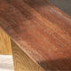 Stone and wood bench