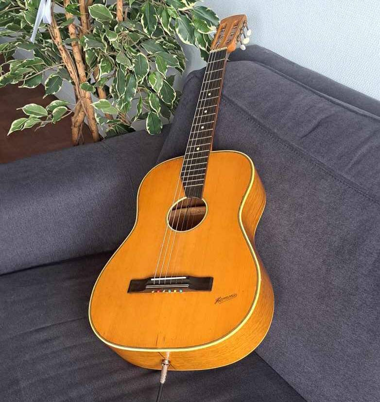 Harmony folk/blues guitar parlor electro-acoustic 1960s