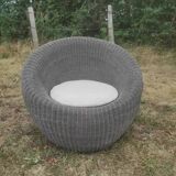 Rattan armchair