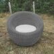Rattan armchair