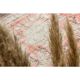 1970s Vintage Turkish Oushak Handmade Wool Cotton Red Area Rug 190x310