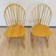 Vintage Windsor Style Dining Chair: Rustic Farmhouse Kitchen