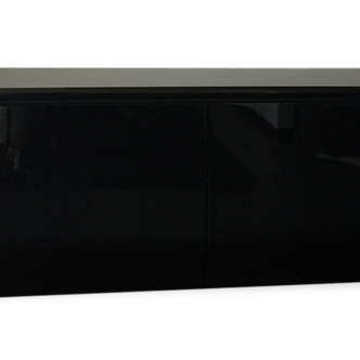 Black lacquered buffet Giotto Stoppino - 1977