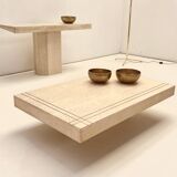 Travertine Coffee table 1960's Italy