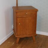 Light oak bedside table 1960