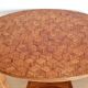 Marquetry side table from the mid-20th century.