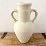 White terracotta jar