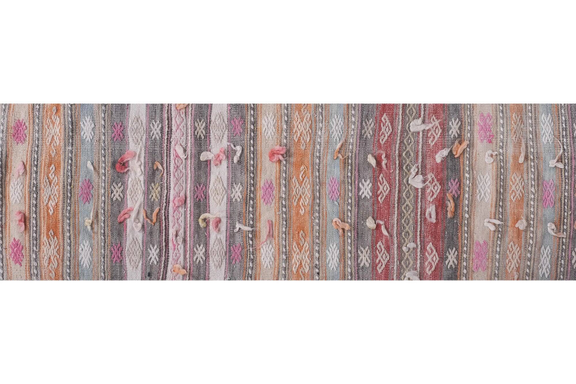 Vintage Turkish hallway rug 54x703 cm