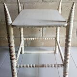 Old wooden sofa-bedside tip turned