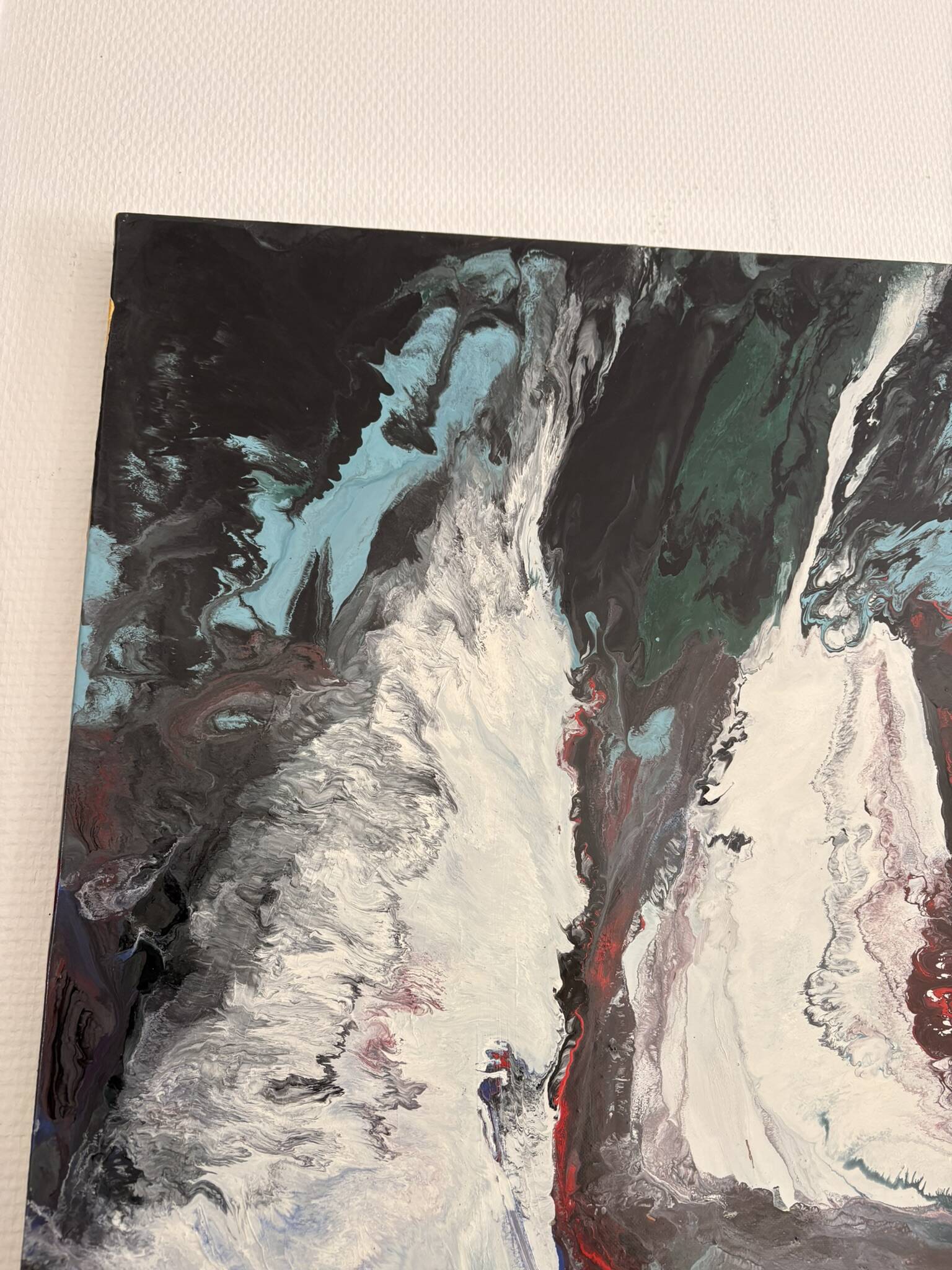 Ancien tableau, huile sur toile contemporaine Cécile Chourlet