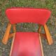 1950s compass-legged bridge chair