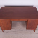 Art Deco Freestanding Teak Desk, 1960s